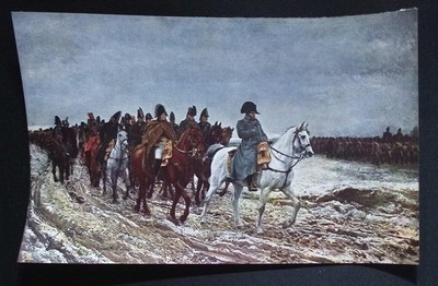1814 - Jean Louis Ernest Meissonier - Louvre Französische Schule Vintage Druck