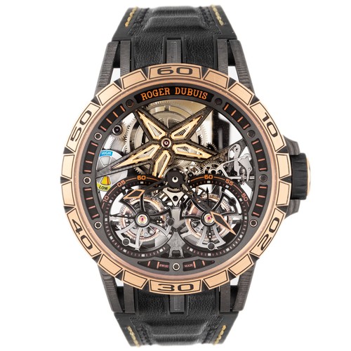 Roger Dubuis Excalibur Spider Double Tourbillon Carbon 47mm DB...