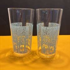 VTG Glasses-set Of 2 Tc 