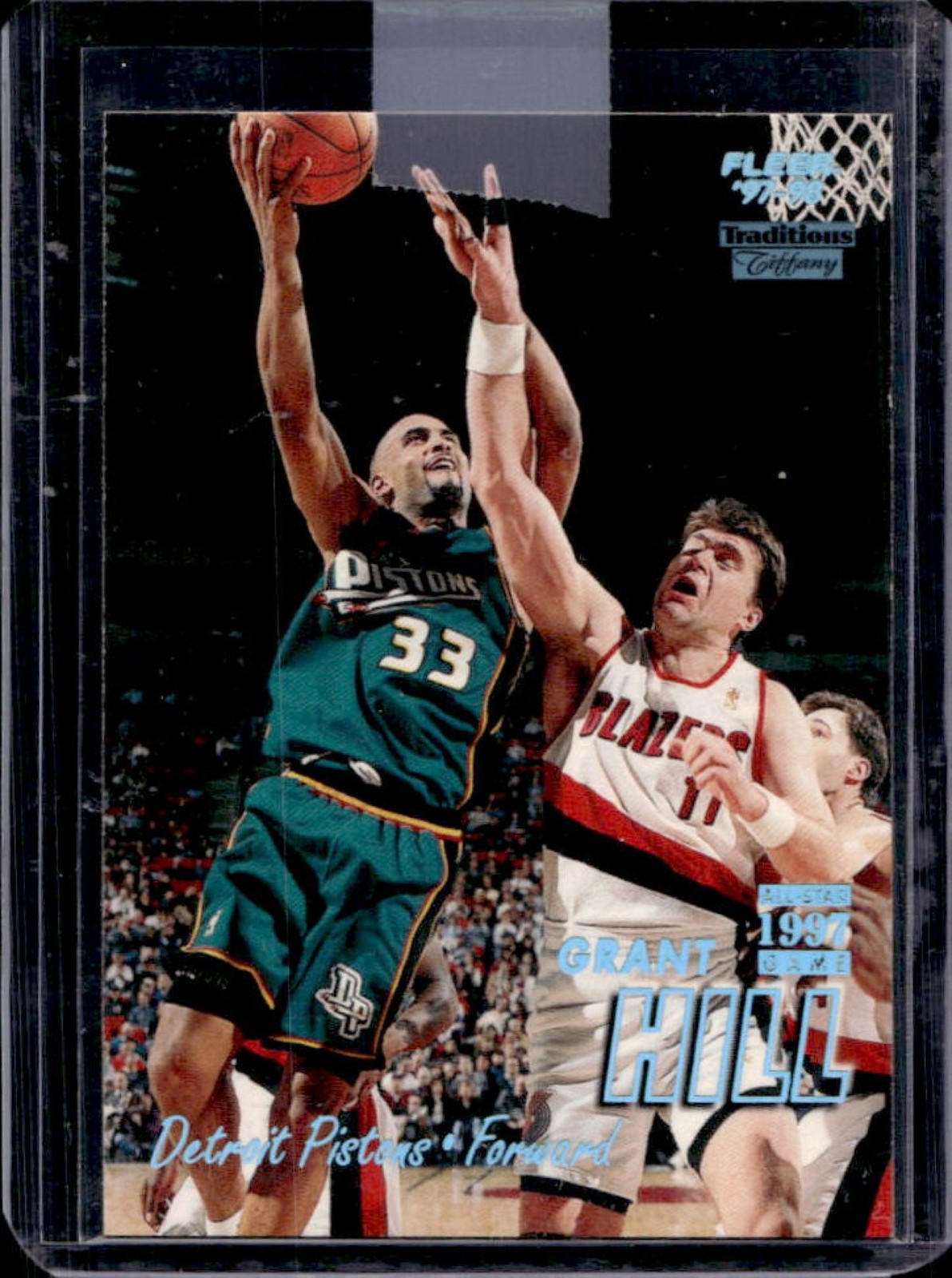 1997-98 Fleer Grant Hill Traditions Tiffany #33 Pistons