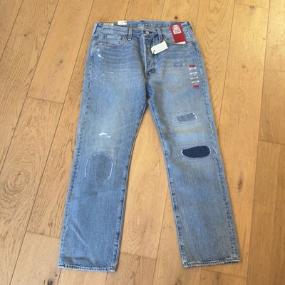 Jean 501 Levi’s 150 Th Coupe DROITE REGULAR Classique W34 30 Couleur Bleu Coton - Photo 1/4