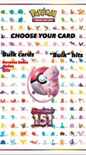 Pokemon Scarlet  Violet 151 CHOOSE YOUR CARDS 