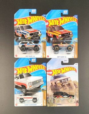 Hot Wheels '75 Chevy Blazer Custom 4x4 K5 Belltech Motul BIlstein BFGoodrich Lot