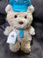 NWT Jellycat Pilot Bartholomew Bear 7 Inch Soft Plush Toy with Dust Bag
