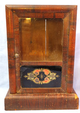 Antique Empty Clock Case Only