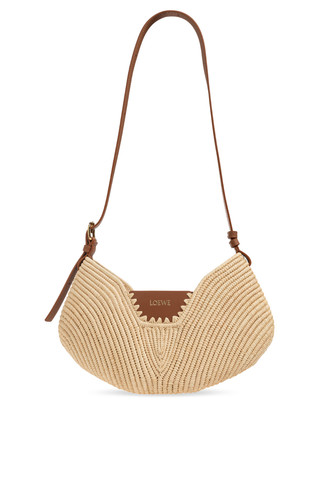 LOEWE $1990 Natural Tan Medium Swing Shoulder Bag New & Authentic