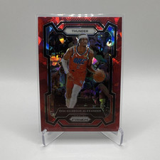 Panini Prizm 2023-24 Shai Gilgeous-Alexander Thunder #85 Red Ice Prizm