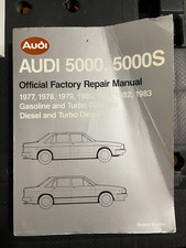 Audi 5000 Official Factory Repair Manual. 1977 - 1983 Gasdiesel Audi 5000 Official Factory Repair Manual. 1977 - 1983 Gasdiesel