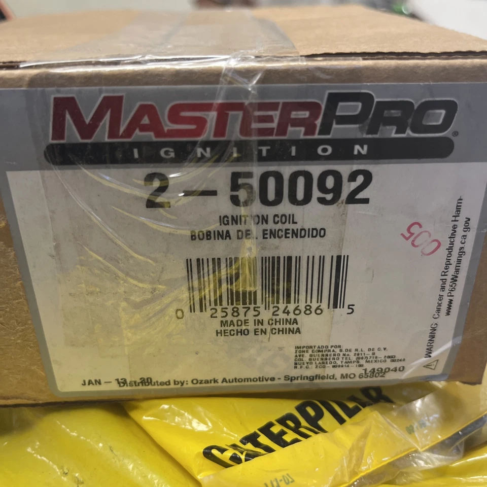Bobina de encendido MasterPro TOTALMENTE NUEVA GENUINA - 2-50092 *ENVÍO GRATUITO* Foto 2 de 2