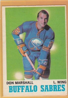 1970-71 O PEE CHEE HOCKEY DON MARSHALL #129 SABRES VGEX/EX *75624