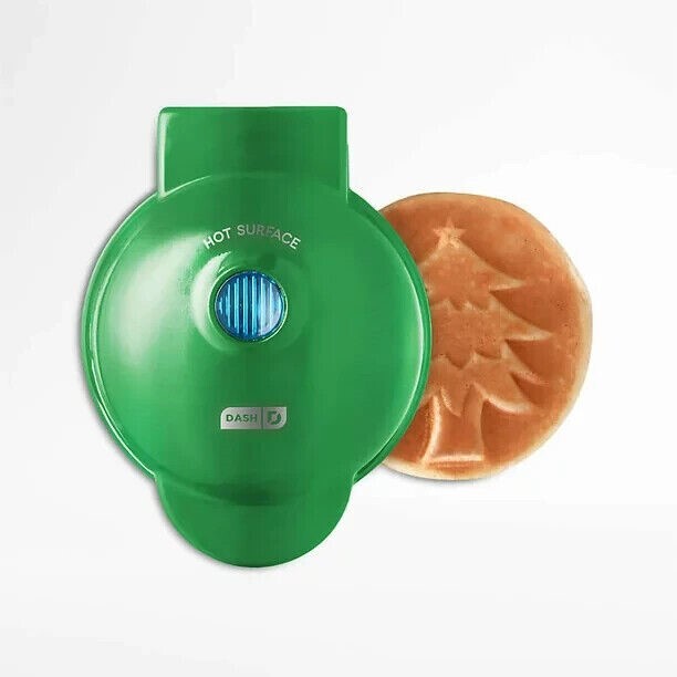Festive Dash Mini Waffle Maker for Christmas Tree Shaped Treats-image