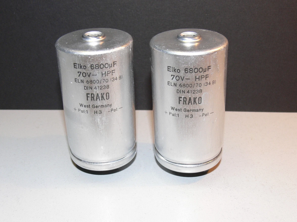 10x Elko-Kondensator FRAKO Typ FPF, 1 µF / 100 V- / 20 %, Audio