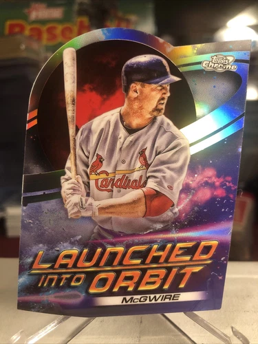 2022 Topps Chrome Cosmic Mark McGwire RARE Launched Into Orbit DieCut Variation