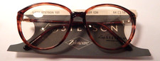 Vintage LADY STETSON 151 Demi Amber 54/16 Eyeglass Frame New Old Stock 284