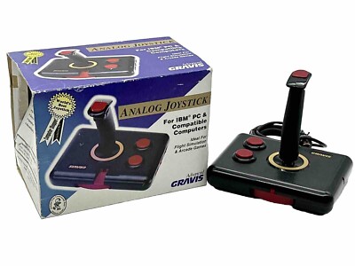 Advanced Gravis Analog Joystick IBM PC Computers Retro Gaming 15 Pin Open Box