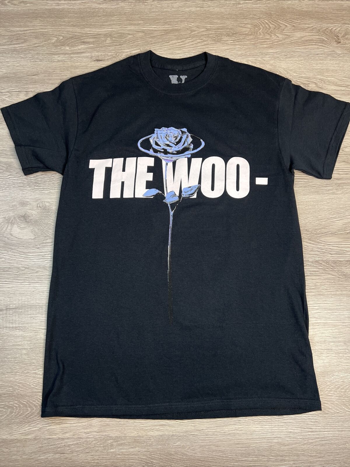 Vlone x Pop Smoke The Woo Tee Black Authentic New Size Extra Large