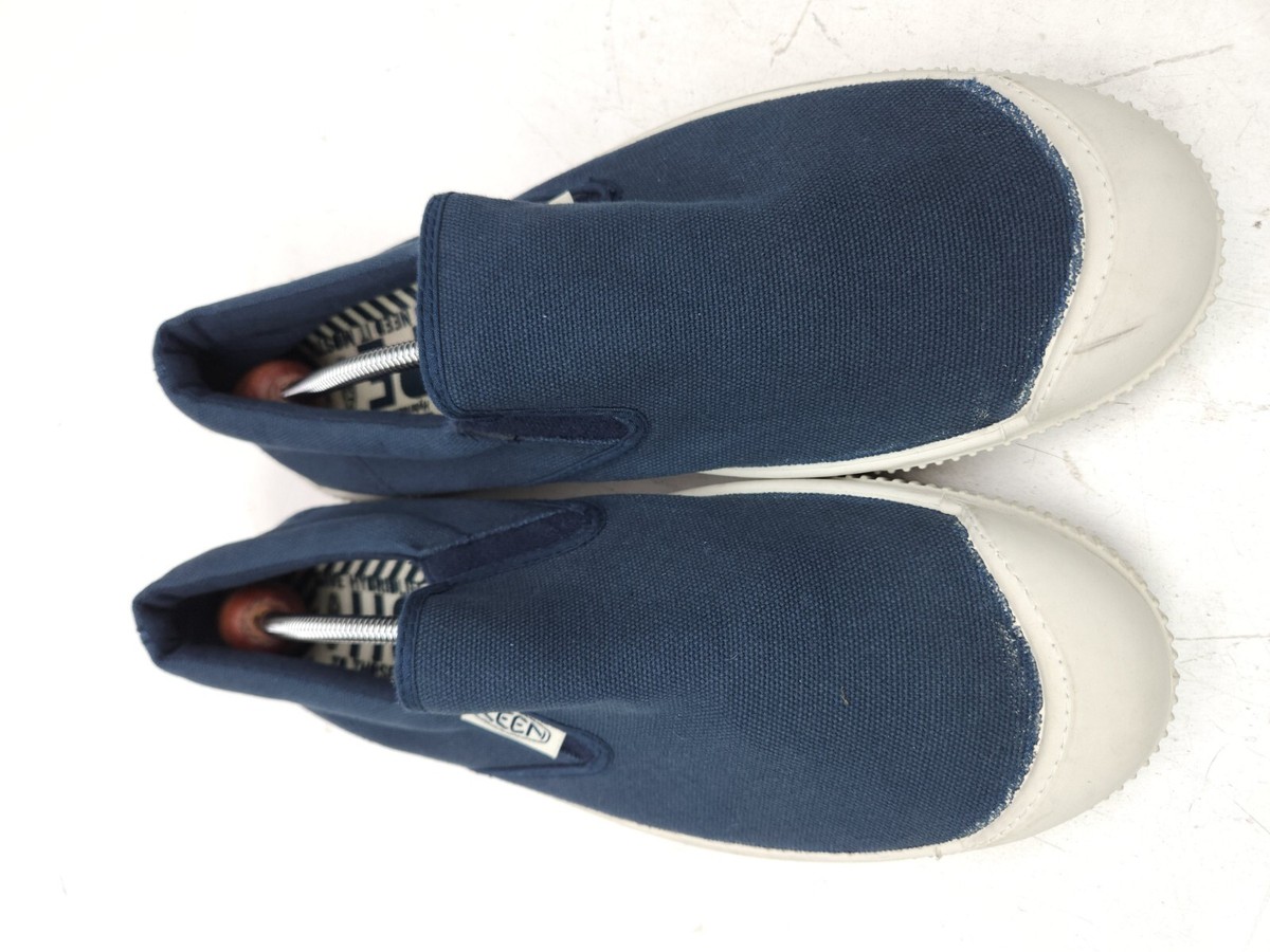 Men\'s 10.5 KEEN Hybrid Life Hope Canvas Slip On Sneakers Shoes Blue Men main image 4