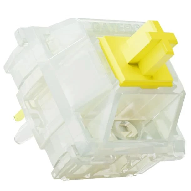 Lubed Gateron Yellow 5-Pin Milky Linear Switch Custom Keyboard Switch Lot - Image 2 of 4