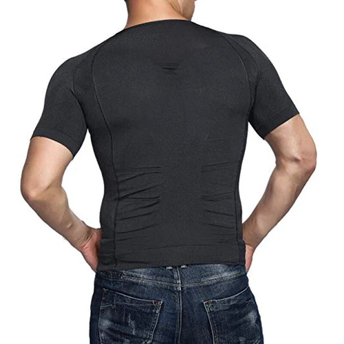 Be-In-Shape Men's Slimming Body Shaper Underwear Vest Tummy Control Tank Tops UK - Picture 26 of 33