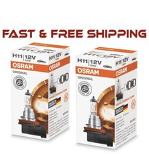 2x Osram H11 - 64211 12v 55w Pgj19-2 Original Car Headlight Halogen Bulb New