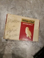 White Owl Invincible Cigar Box General Cigar Company NY Vintage Tobacco E22 Used