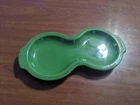 Vintage Fiestaware Sugar and Creamer set Tray Only Original Green