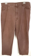 Vintage Levi's Jeans Men's 40x30 540 Relaxed Fit Brown Denim Distressed 90s