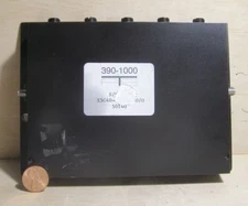 RLC ELECTRONICS PTS 390-1000 BAND PASS FILTER MODEL F-7674 ... LABEL TORN.