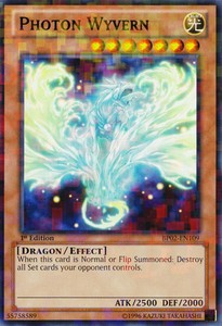 Photon Wyvern - BP02-EN109 - Mosaic Rare - 1st Edition x3 - Near Mint