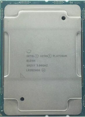 Intel Xeon Platinum 8124M SRD1Y SR37R SRD1G 18C 3GHz LGA3647 240W CPU processor