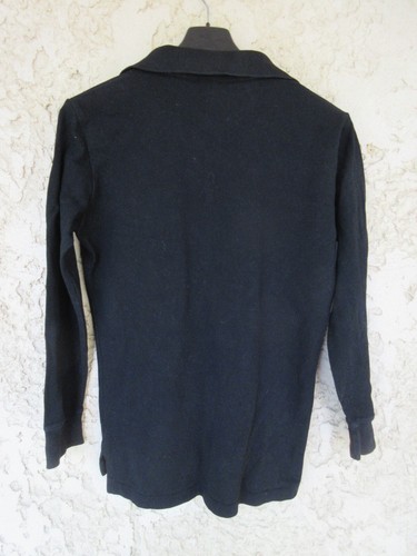 Polo by RALPH LAUREN femme noir coton manches longues L - Photo 4/4