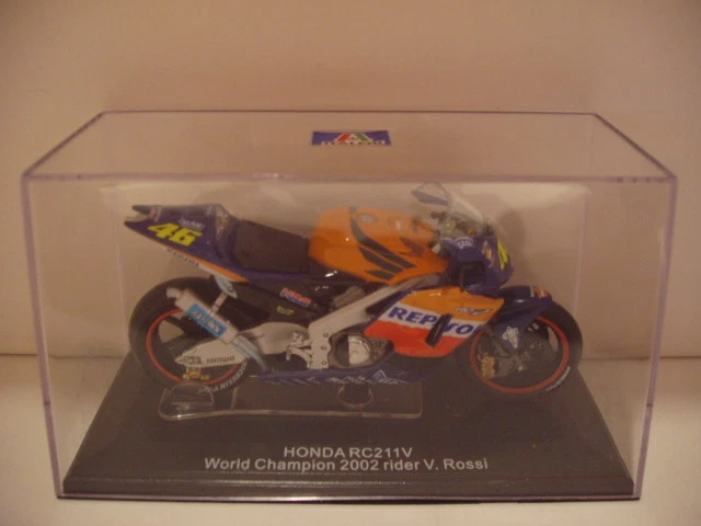 YAMAHA-Honda N 46 V.Rossi 7 MOTO 2001-2005 1/22 ITALERI NO Minischamps NEW - Immagine 4 di 4