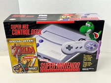 Never Used! Super Nintendo SNES Jr Compact Sy...