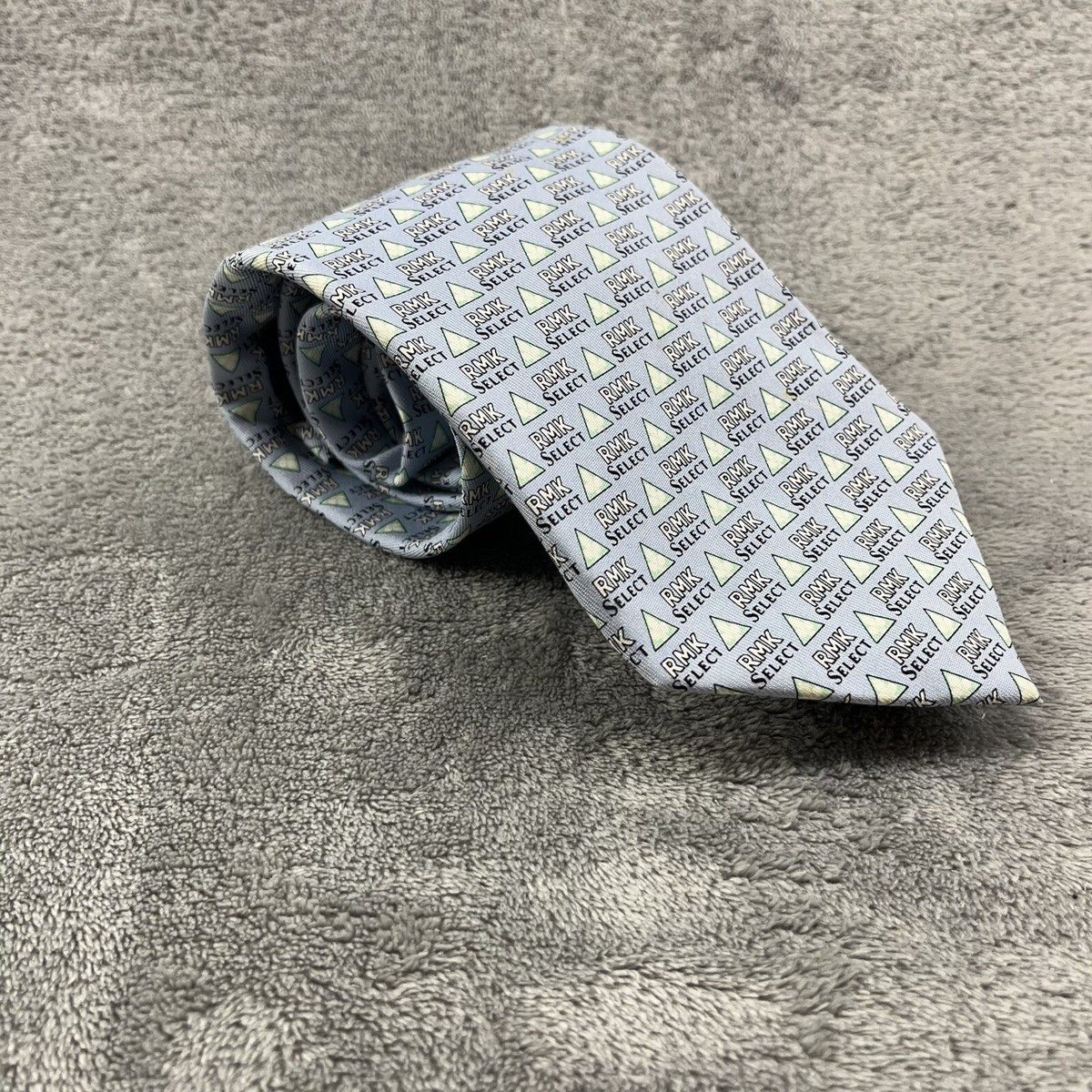 Vineyard Vines Mens Neck Tie Blue RMK Select Regions Silk Preppy Designer View 2