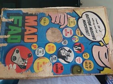 Mad Fad Button Making Machine 1967 Pressman Toy Company BOX ONLY, HTF RARE OOP 