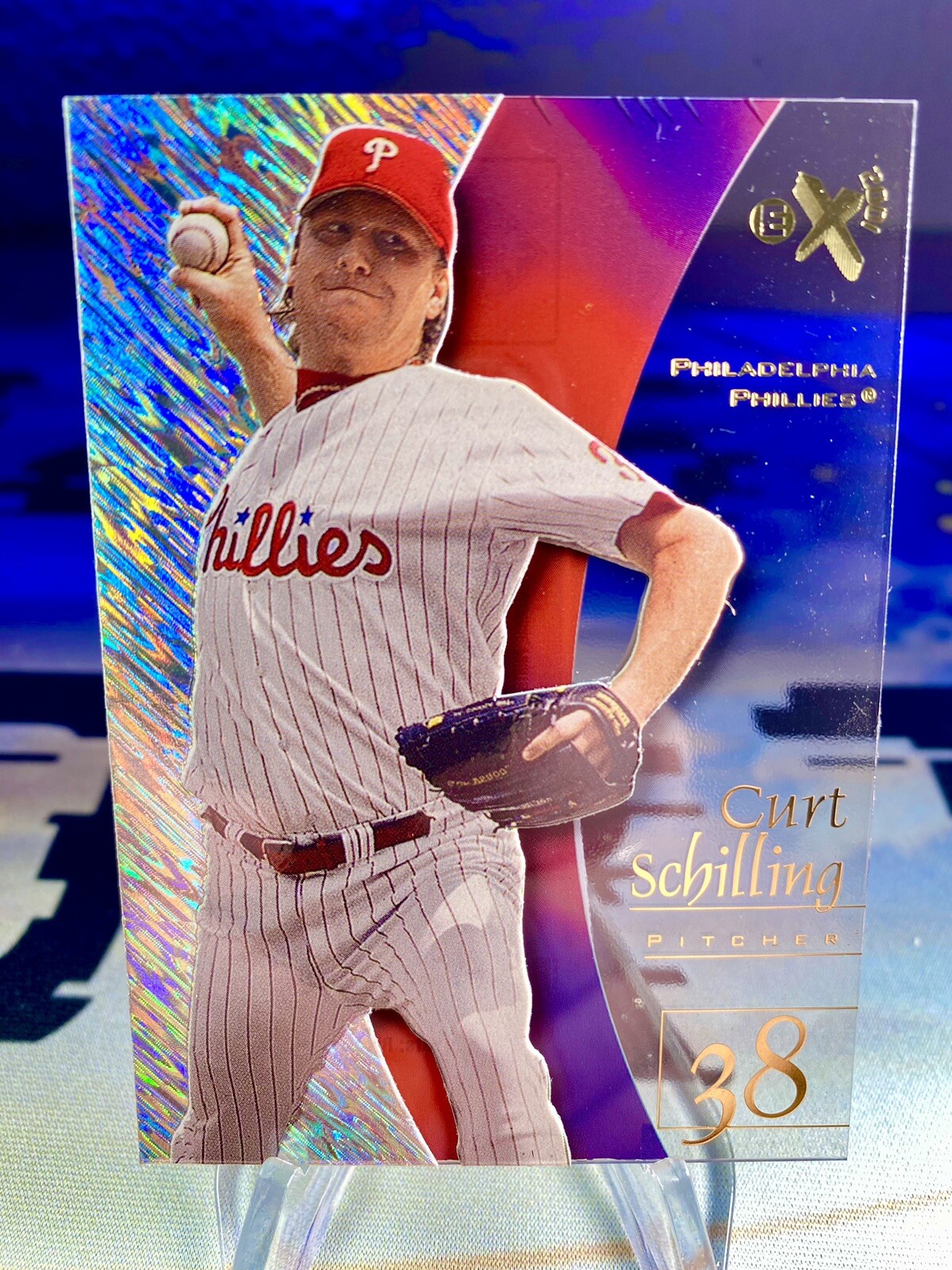 1998 Curt Schilling Skybox E-X2001 #37 Philadelphia Phillies