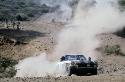 Hans Schuller and Dieter Steinmann Datsun 260Z 1975 Safari Rally Kenya Photo 17