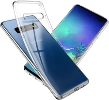 For SAMSUNG GALAXY S10 SHOCKPROOF TPU CLEAR CASE SOFT SILICONE BACK SLIM COVER