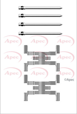 APEC FRONT ACCESSORY KIT DISC BRAKE PAD FOR ALFA ROMEO GIULIA STELVIO