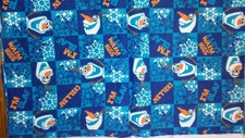 Olaf flannel  stuffed Pillow - Valance - Pillow Case  FREE NAME embroidered