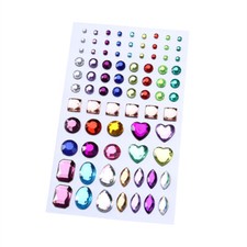 Adhesive Rhinestone Crystal Rhinestones Child Stickers for Crafts Jewel