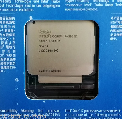 intel Core i7 5930K 新品 Amazon.com: Intel Core i7 i7-5930K Hexa-core (6 Core) 3.50 GHz