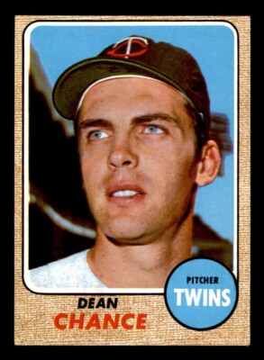 1968 Topps Baseball #255 Dean Chance EX *e2