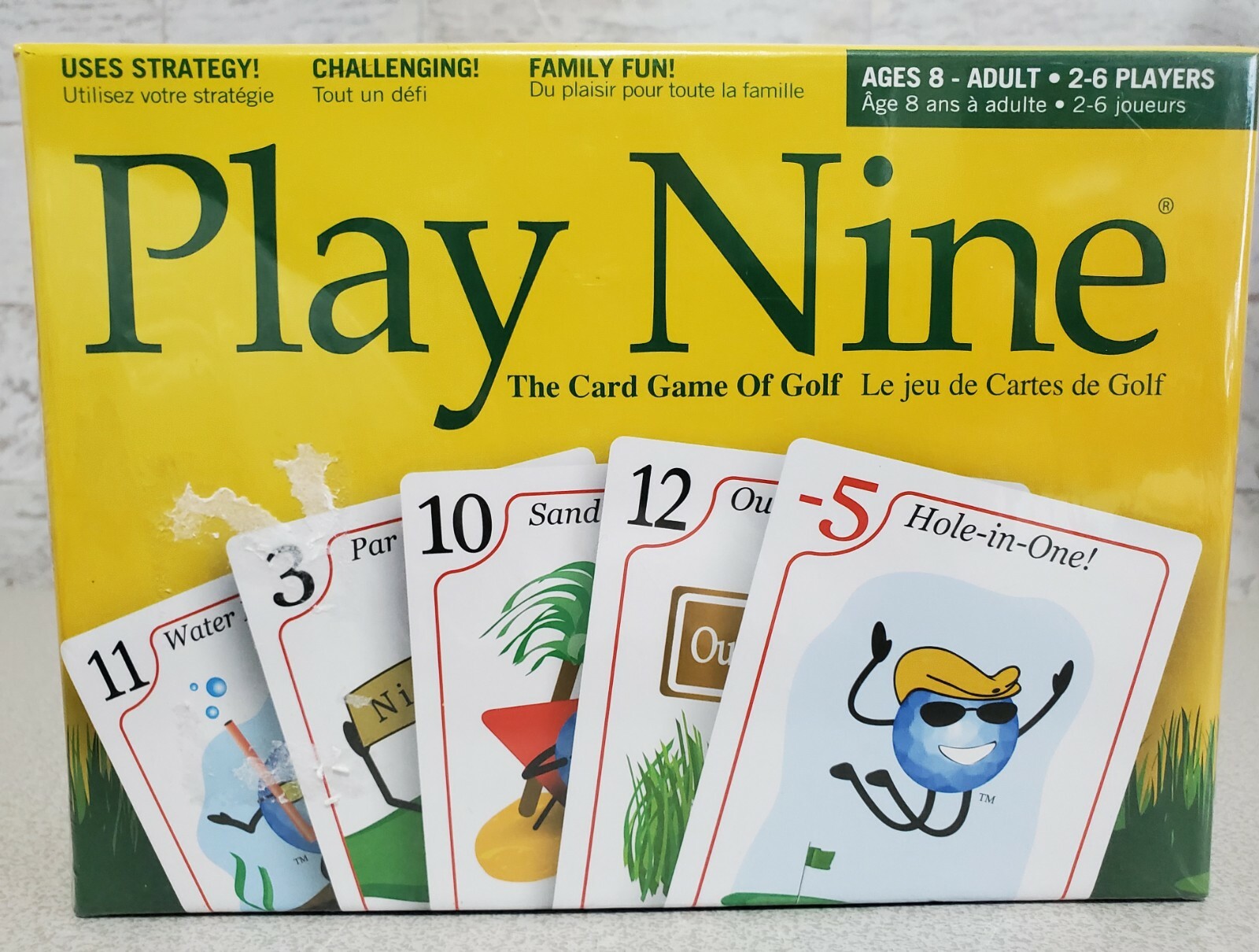Play Nine “The Card Game of Golf” 2-6 Players Ages 8 and Up New Factory  Sealed 754349110011 | eBay