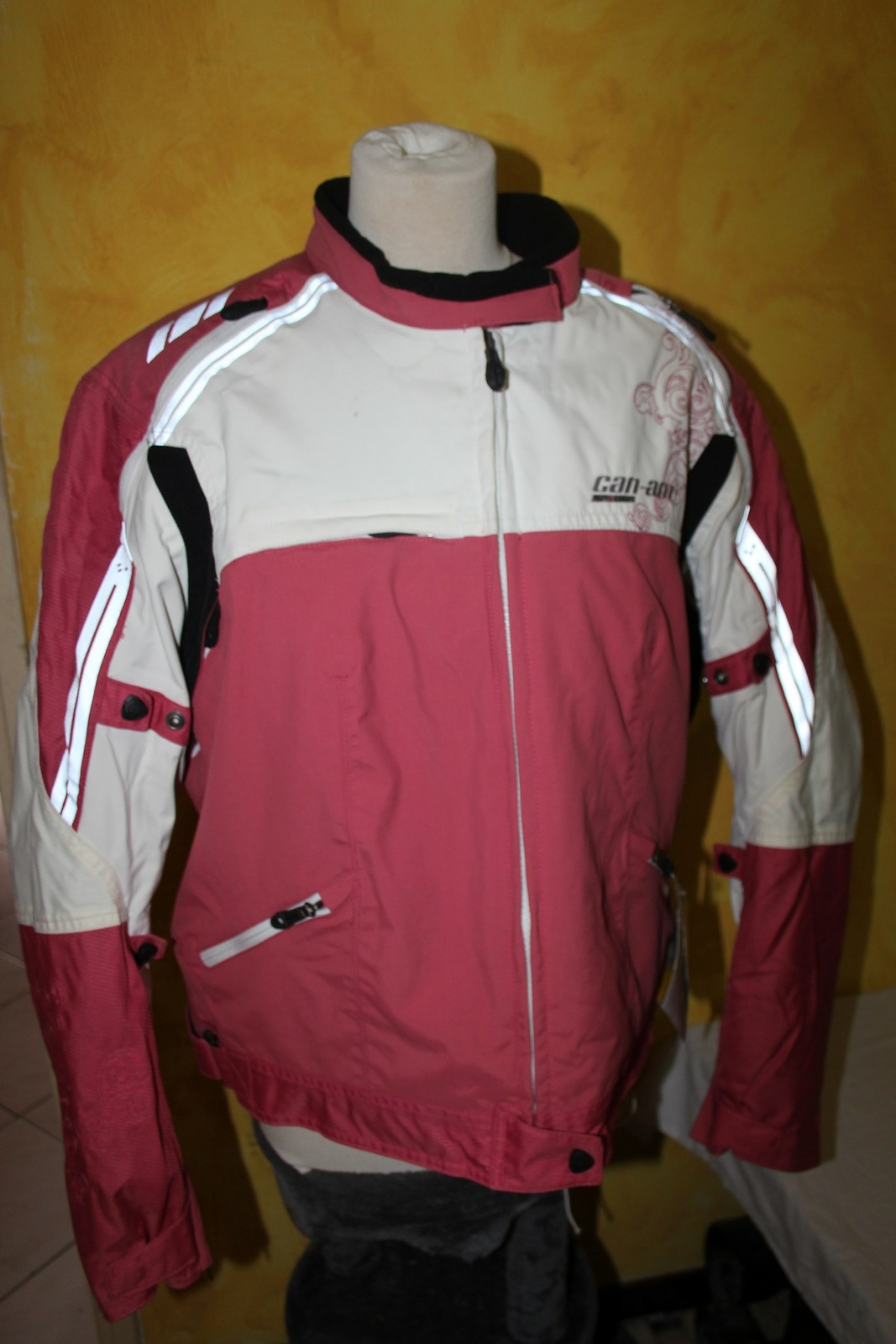 Veste moto femme Can-Am Cruise 2XL en textile respirant anti-choc