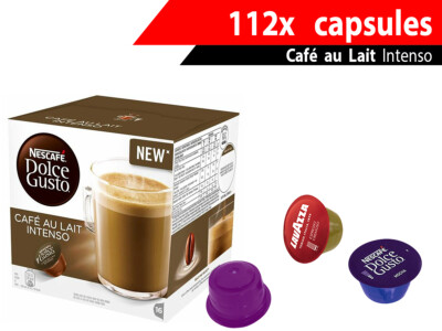 From 96 till 112x Dolce Gusto coffee pods capsules (Nescafé) SHIPPING WORLDWIDE