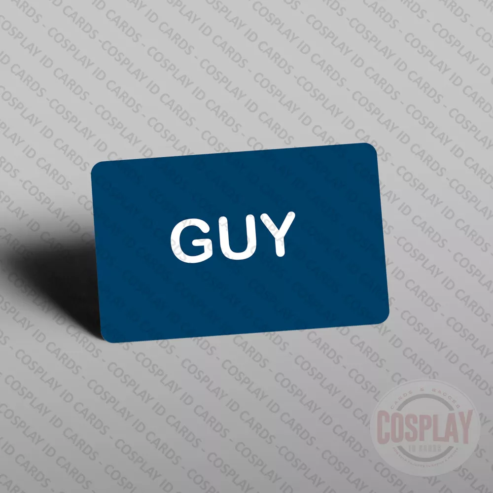 FREE GUY Name Badge, Ryan Reynolds, Guy Name Tag, Cosplay ID Cards