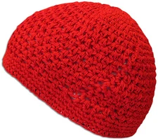  100% Cotton KUFI Crochet Beanie Skull Cap Knit Hat Men Women 12 Colors NEW 632 