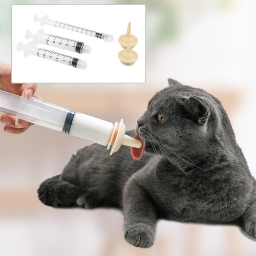Syringe Nursing Feeder Needle Tubing Newborn Puppy Milk Feeding for Cat