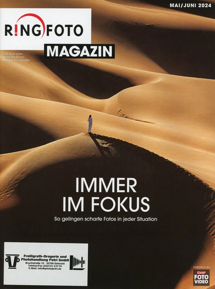 Ringfoto Magazin Mai/Juni 05/06 2024 Immer im Fokus - Bild 1 von 1